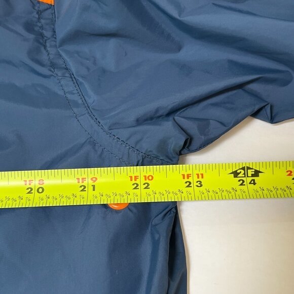 Imperial Motion Hooded 1/4 Zip Pullover Jacket Men's Blue Size L Windbreaker - Picture 6 of 7